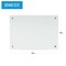 Mastervision River Dry Erase Glass Board, 36x48", Frameless Design, Wall Mount Kit Included GL084407 - alternate 7
